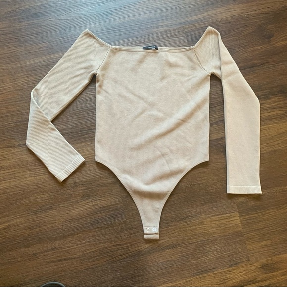 Forever 21 Stretchy Ribbed Knit Thong Bodysuit - Picture 7 of 7